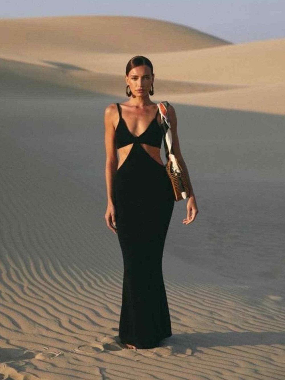 Cult Gaia Sarita Black Maxi Dress NWOT